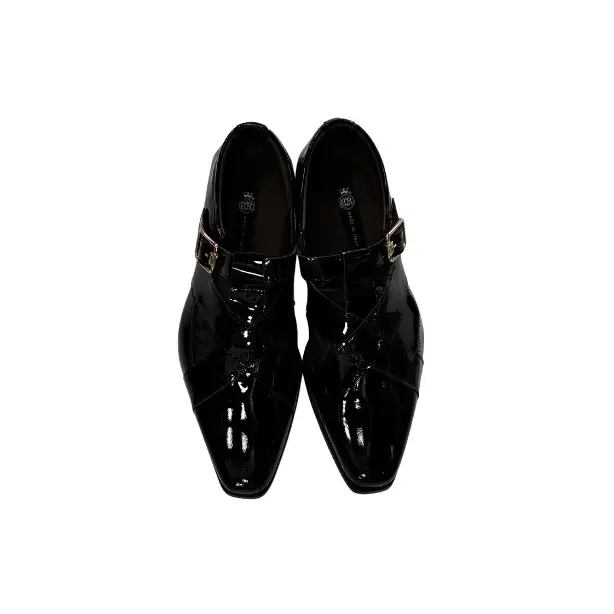 Glossy Black Leather Shoe